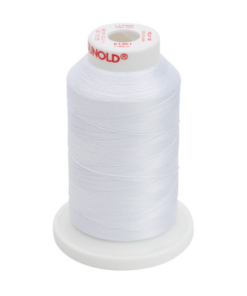 61351 - Pure White Polyester Embroidery Thread - 40 Wt. 1,100 yd. Cone