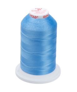 61029 - Medium Blue Polyester Embroidery Thread - 40 Wt. 5,500 yd. Cone