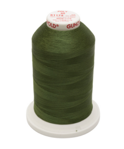 61175 - Dark Avocado Polyester Embroidery Thread - 40 Wt. 5,500 yd. Cone