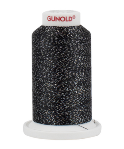 50607 - Charcoal Gray with Silver Sparkle 30 Wt. Poly Sparkle™ 1,100 yd. Cone