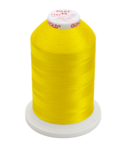 1187-Mimosa Yellow Sulky™ Rayon Thread 40 Wt. 5,500 yd. Cone