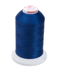 61200 - Medium Dark Navy Polyester Embroidery Thread - 40 Wt. 5,500 yd. Cone