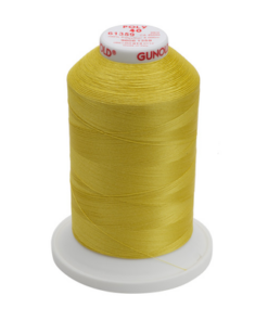 61359 - Light Yellow Polyester Embroidery Thread - 40 Wt. 5,500 yd. Cone