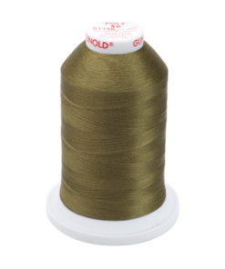 61156 - Light Army Green Polyester Embroidery Thread - 40 Wt. 5,500 yd. Cone