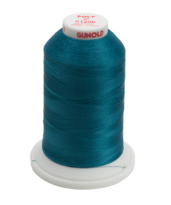 61206 - Dark Jade Polyester Embroidery Thread - 40 Wt. 5,500 yd. Cone