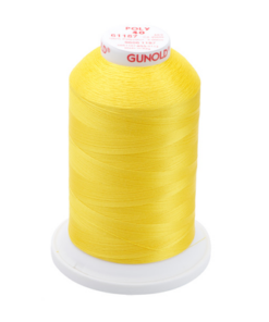 61187 - Mimosa Yellow Polyester Embroidery Thread - 40 Wt. 5,500 yd. Cone