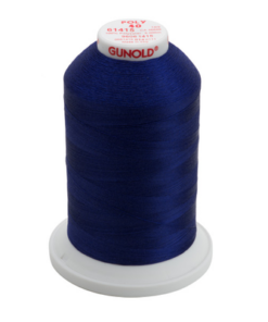 61415 - Dark Royal Blue Polyester Embroidery Thread - 40 Wt. 5,500 yd. Cone