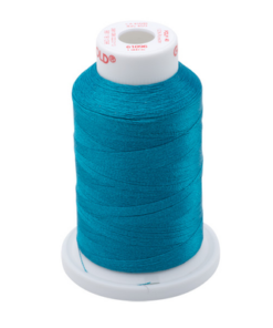 61096 - Dark Turquoise Polyester Embroidery Thread - 40 Wt. 1,100 yd. Cone