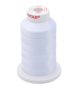 61001 - Bright White Polyester Embroidery Thread - 40 Wt. 1,100 yd. Cone