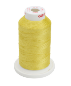 61359 - Light Yellow Polyester Embroidery Thread - 40 Wt. 1,100 yd. Cone