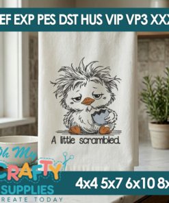 A Little Scrambled Embroidery Design