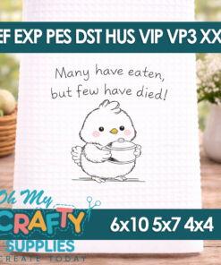 Sketch Cook Chicken 2 Embroidery Design