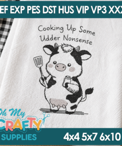 Udder Nonsense Embroidery Design