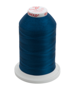 61438 - Ultramarine Polyester Embroidery Thread - 40 Wt. 5,500 yd. Cone
