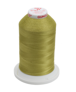 61361 - Light Olive Polyester Embroidery Thread - 40 Wt. 5,500 yd. Cone