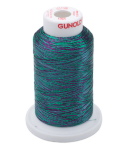 7022 - Jade / Purple Metallic Embroidery Thread - 30 Wt. 1,100 yd. Cone