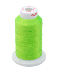 61904 - Lime Green Neon Polyester Embroidery Thread - 40 Wt. 1,100 yd. Cone