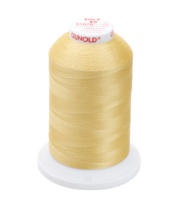 61070 - Gold Polyester Embroidery Thread - 40 Wt. 5,500 yd. Cone