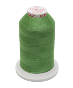 61049 - Grass Green Polyester Embroidery Thread - 40 Wt. 5,500 yd. Cone