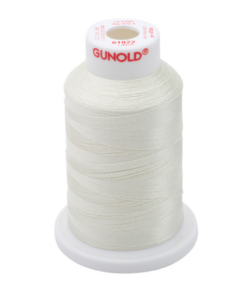 61022 - Cream Polyester Embroidery Thread - 40 Wt. 1,100 yd. Cone