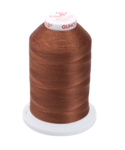 61057 - Dark Tawny Tan Polyester Embroidery Thread - 40 Wt. 5,500 yd. Cone