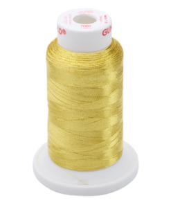 7007 - Gold Metallic Embroidery Thread - 30 Wt. 1,100 yd. Cone