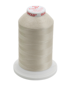 61462 - Light Beige Polyester Embroidery Thread - 40 Wt. 5,500 yd. Cone