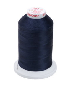 61044 - Midnight Blue Polyester Embroidery Thread - 40 Wt. 5,500 yd. Cone