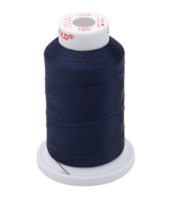 61043 - Dark Navy Polyester Embroidery Thread - 40 Wt. 1,100 yd. Cone