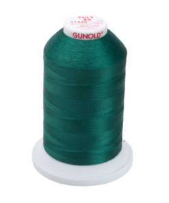 61449 - Dark Kelly Green Polyester Embroidery Thread - 40 Wt. 5,500 yd. Cone
