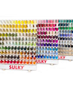 Sulky™ Rayon Thread - 335 Color Assortment - 1,100 yd. Mini King Cones And 3 Wooden Racks