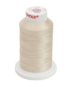 61127 - Medium Ecru Polyester Embroidery Thread - 40 Wt. 1,100 yd. Cone