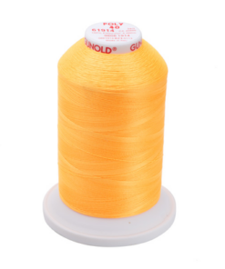 61914 - Light Orange Neon Polyester Embroidery Thread - 40 Wt. 5,500 yd. Cone