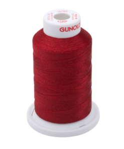61458 - Ruby Red Polyester Embroidery Thread - 40 Wt. 1,100 yd. Cone