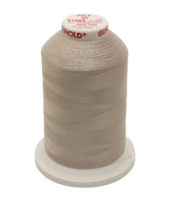 61085 - Silver Polyester Embroidery Thread - 40 Wt. 5,500 yd. Cone