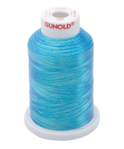 7044 - Rainbow Prism Blue Metallic Embroidery Thread - 30 Wt. 1,100 yd. Cone