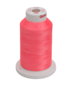61909 - Medium Pink Neon Polyester Embroidery Thread - 40 Wt. 1,100 yd. Cone