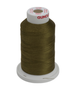 61173 - Medium Army Green Polyester Embroidery Thread - 40 Wt. 1,100 yd. Cone
