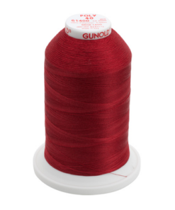 61400 - Carmine Red Polyester Embroidery Thread - 40 Wt. 5,500 yd. Cone