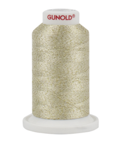 50526 - Vanilla with Gold Sparkle 30 Wt. Poly Sparkle™ 1,100 yd. Cone