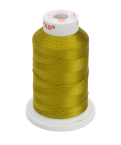 1227-Gold Green Sulky™ Rayon Thread 40 Wt. 1,100 yd. Cone