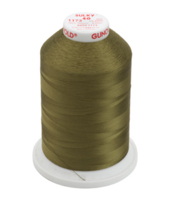 1173-Med. Army Green Sulky™ Rayon Thread 40 Wt. 5,500 yd. Cone