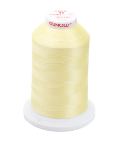 61067 - Lemon Yellow Polyester Embroidery Thread - 40 Wt. 5,500 yd. Cone