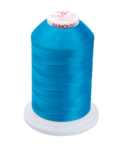 61252 - Bright Peacock Polyester Embroidery Thread - 40 Wt. 5,500 yd. Cone