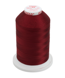 1035-Dk. Burgundy Sulky™ Rayon Thread 40 Wt. 5,500 yd. Cone