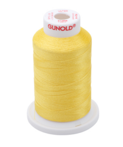 61456 - Caribbean Yellow Polyester Embroidery Thread - 40 Wt. 1,100 yd. Cone
