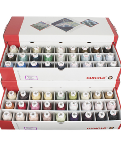Gunold Poly Sparkle™ Thread - All 54 Color Assortment - 30 Wt. 1,100 yd. Cones