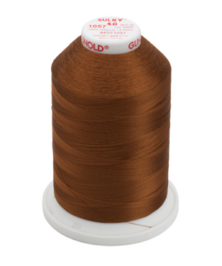 1057-Dk. Tawny Tan Sulky™ Rayon Thread 40 Wt. 5,500 yd. Cone