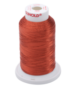 7010 - Dk. Copper Metallic Embroidery Thread - 30 Wt. 1,100 yd. Cone
