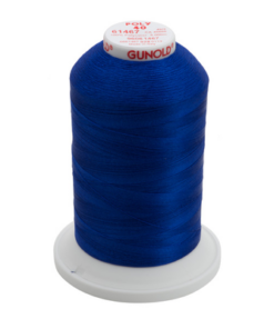 61467 - Dark Cerulean Blue Polyester Embroidery Thread - 40 Wt. 5,500 yd. Cone